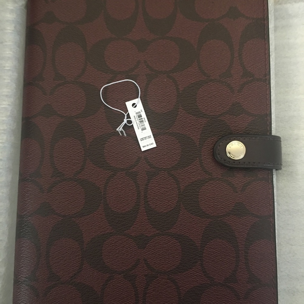 Coach notebook - BNWT